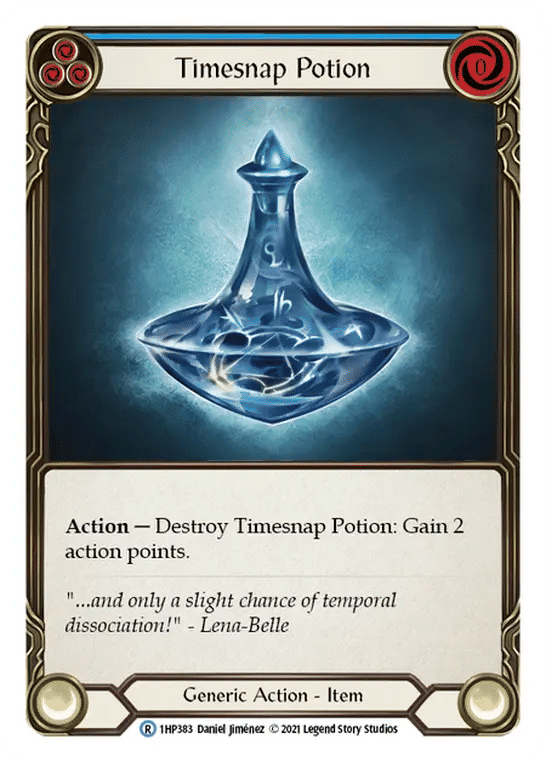 Timesnap Potion (Blue) — History Pack 1 — Flesh and Blood
