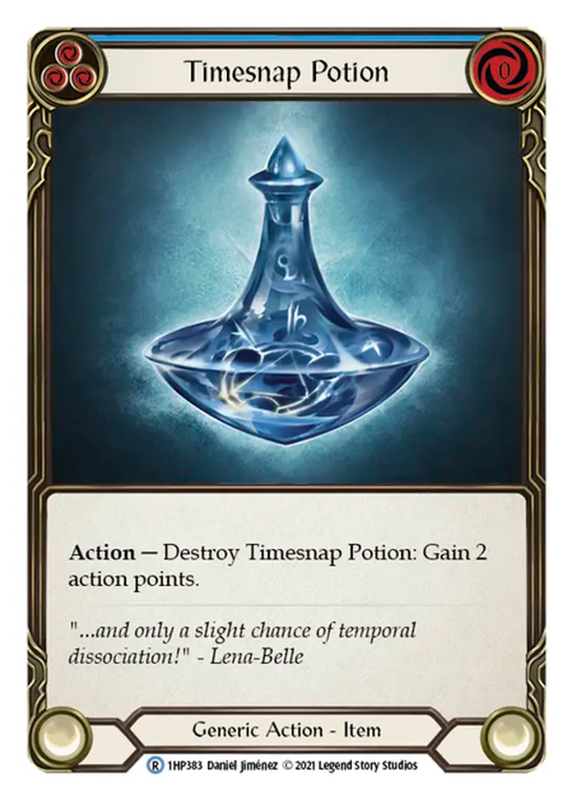 Timesnap Potion (Blue) — History Pack 1 — Flesh and Blood
