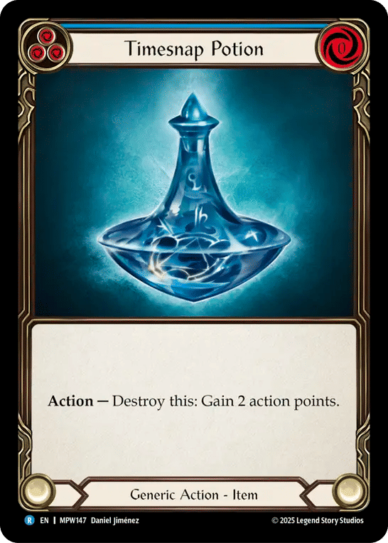 Timesnap Potion (Blue) — Mastery Pack Warrior — Flesh and Blood