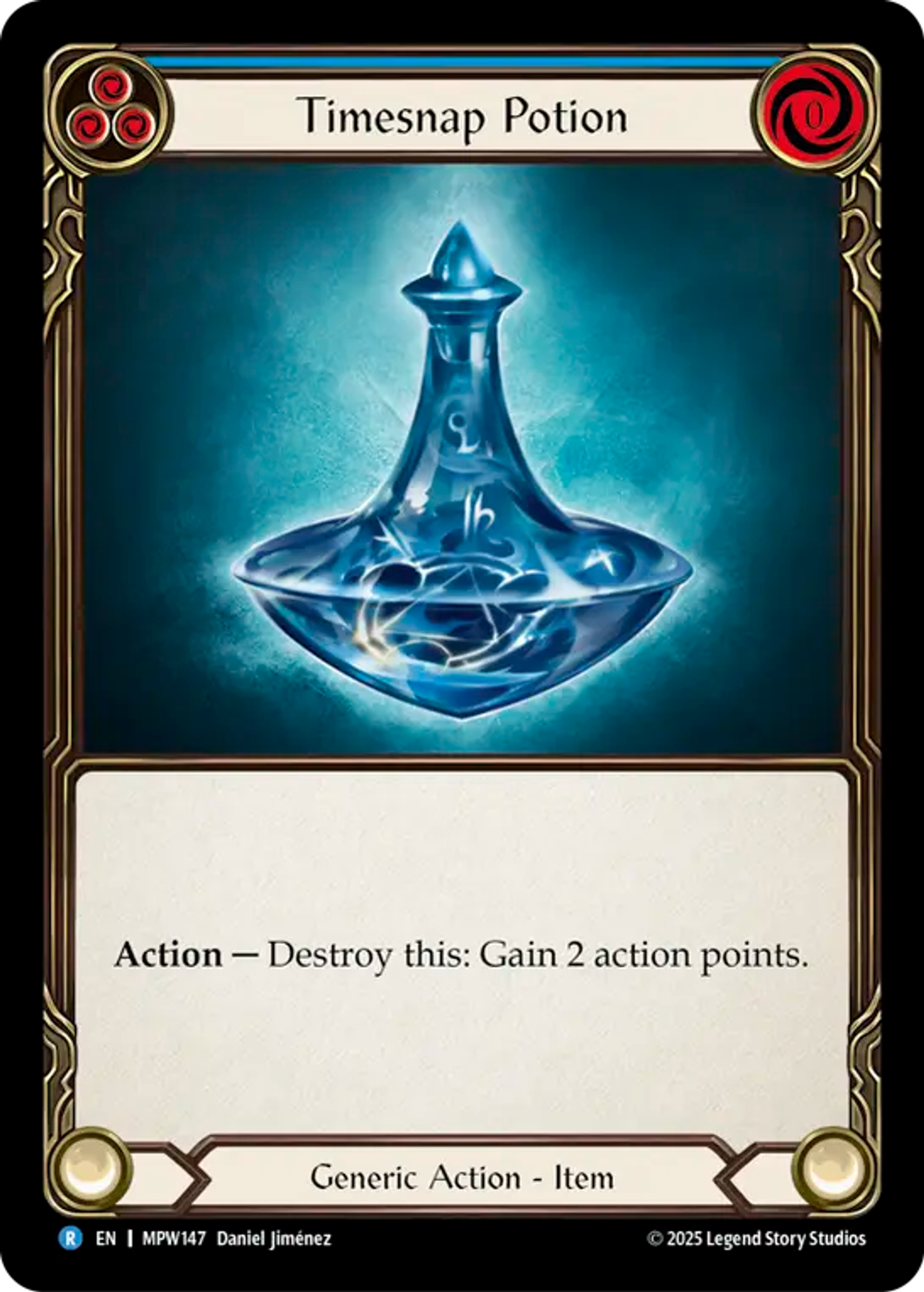 Timesnap Potion (Blue) — Mastery Pack Warrior — Flesh and Blood