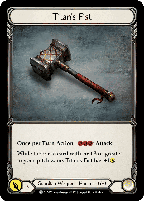 Titan's Fist — Oldhim - Blitz Deck — Flesh and Blood
