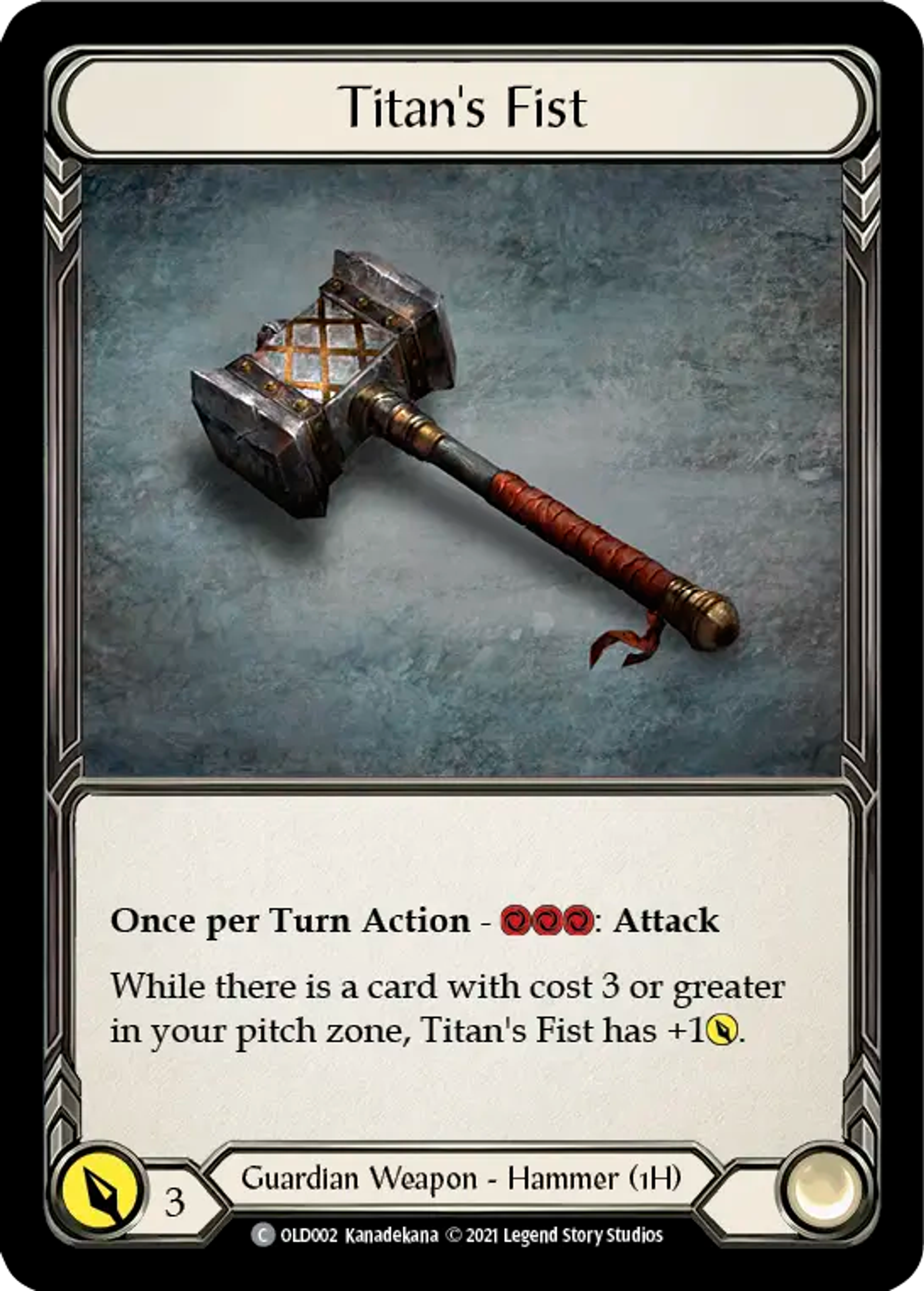 Titan's Fist — Oldhim - Blitz Deck — Flesh and Blood
