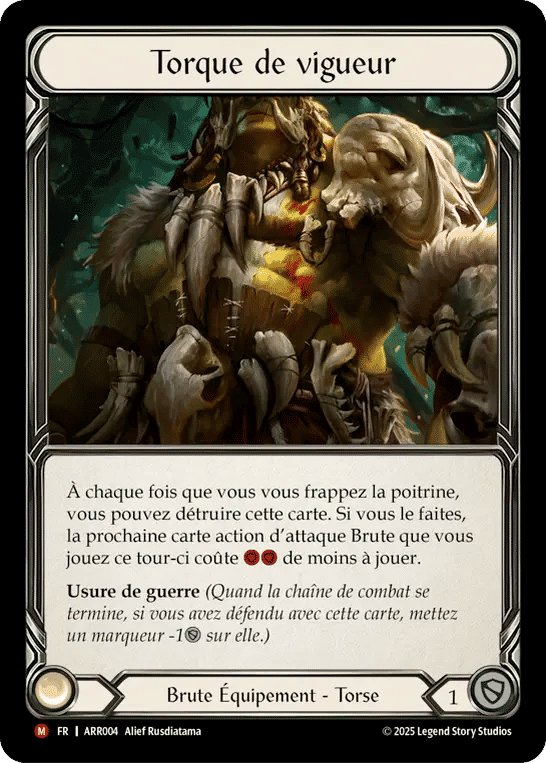 Torc of Vim — Armory Deck - Rhinar, Reckless Rampage — Flesh and Blood