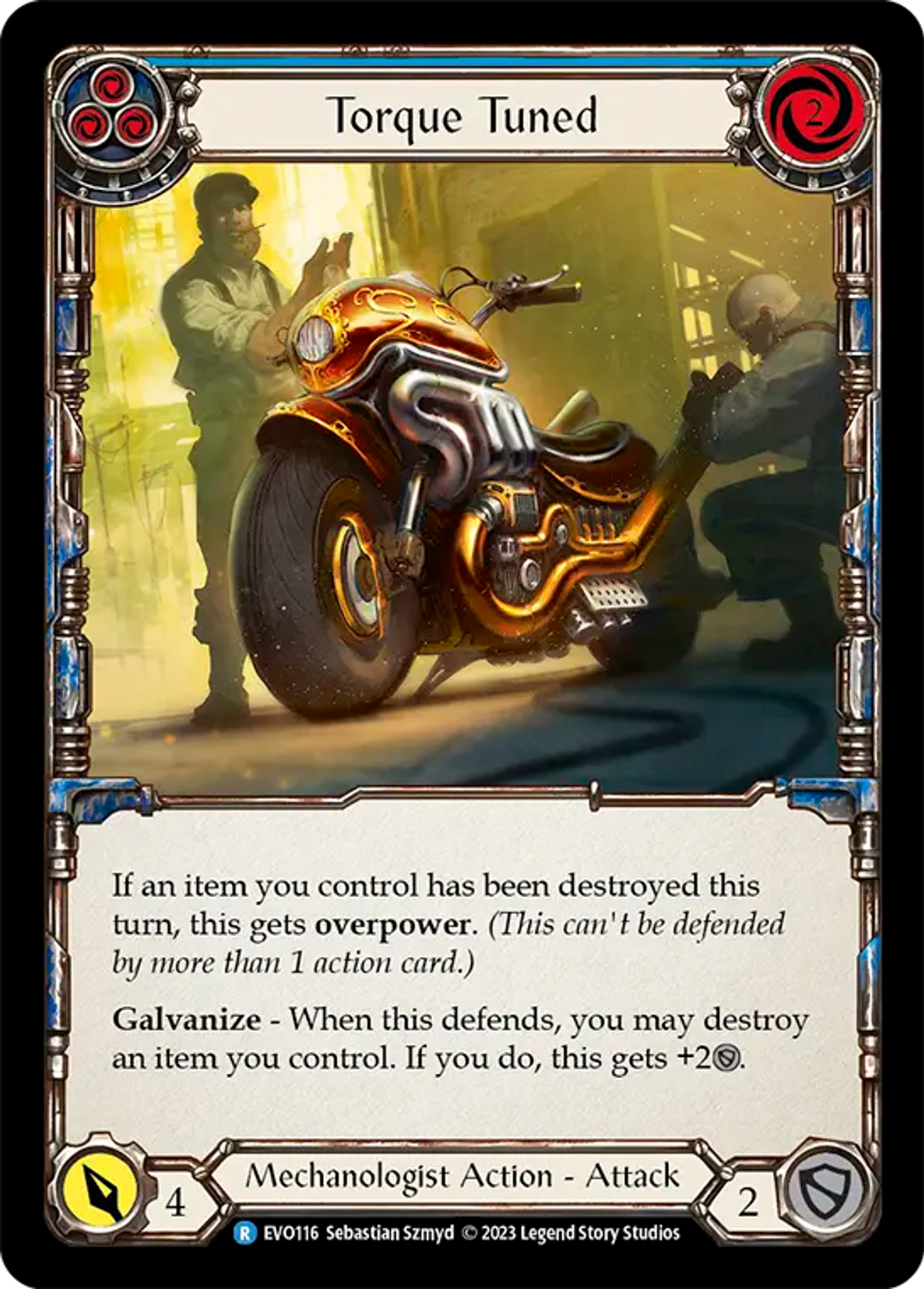 Torque Tuned (Blue) — Bright Lights — Flesh and Blood