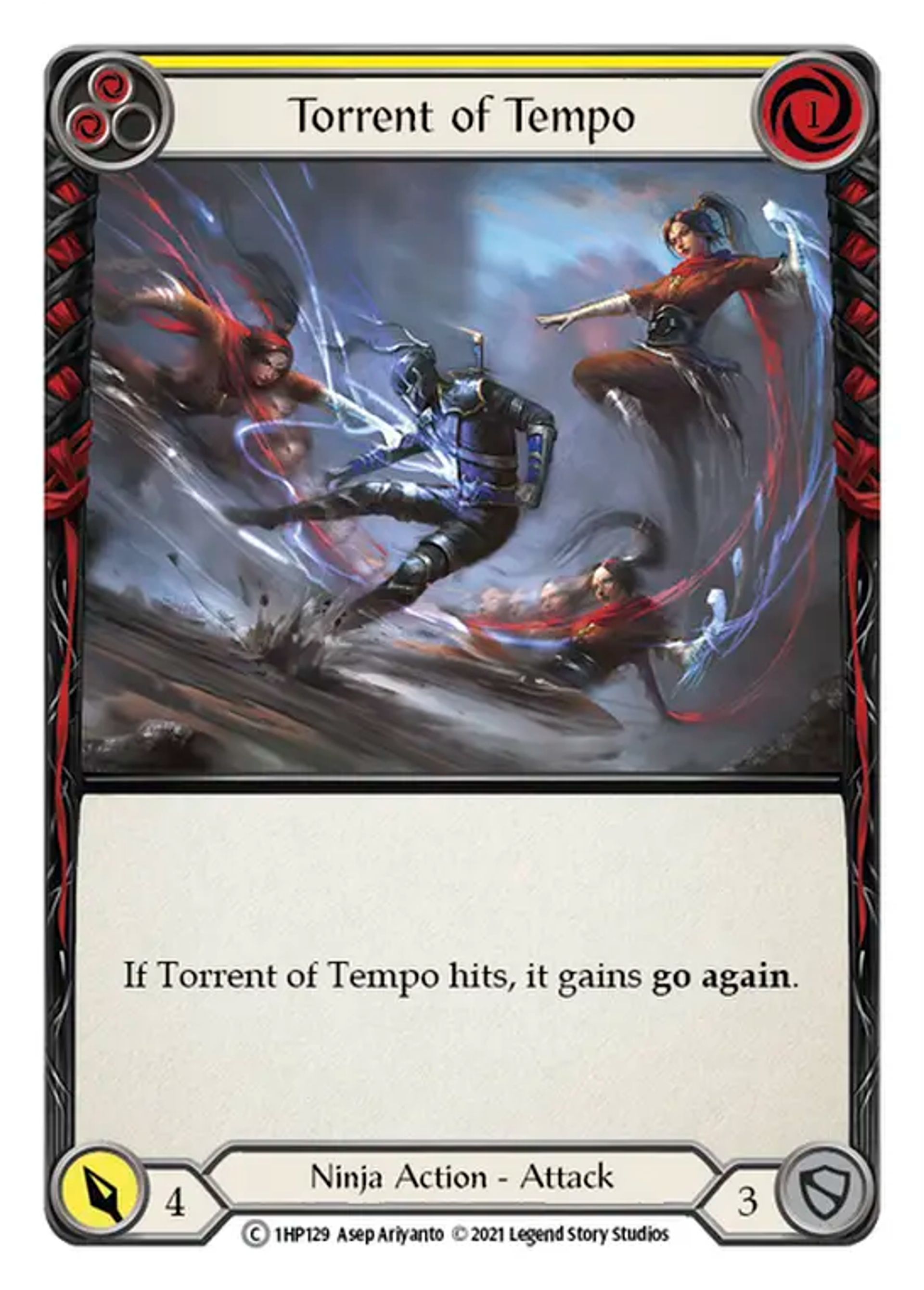 Torrent of Tempo (Yellow) — History Pack 1 — Flesh and Blood