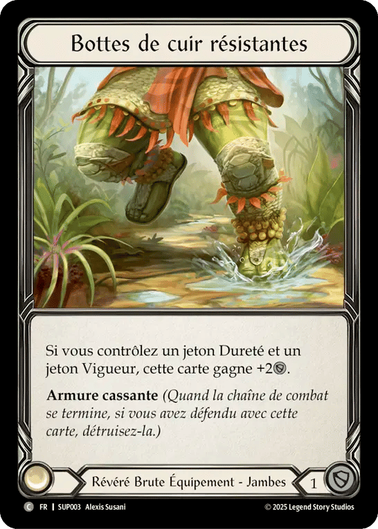 Bottes de cuir résistantes — Super Slam — Flesh and Blood