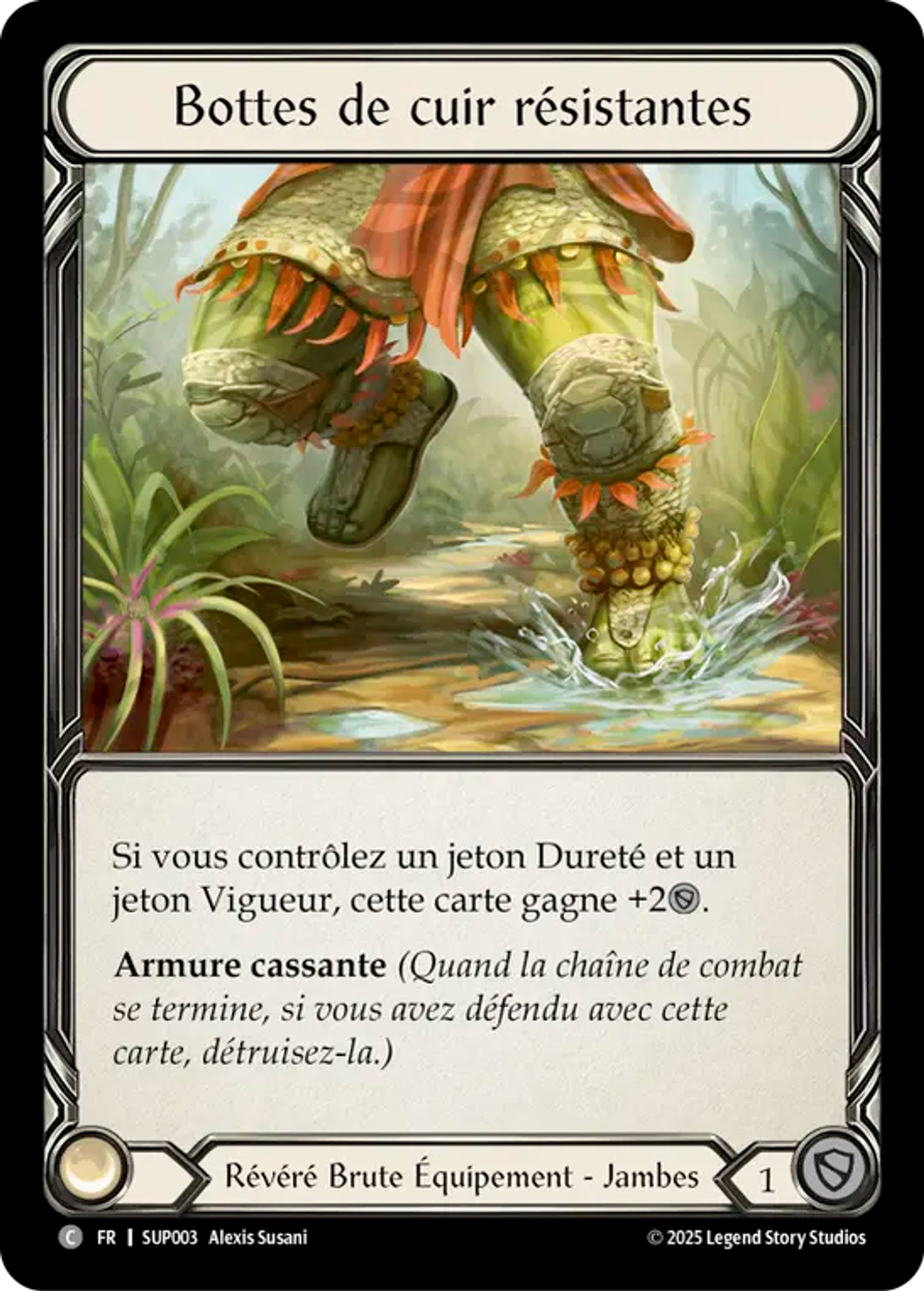 Bottes de cuir résistantes — Super Slam — Flesh and Blood