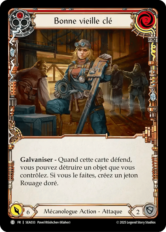 Bonne vieille clé — High Seas — Flesh and Blood