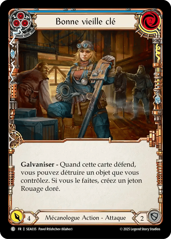 Bonne vieille clé — High Seas — Flesh and Blood