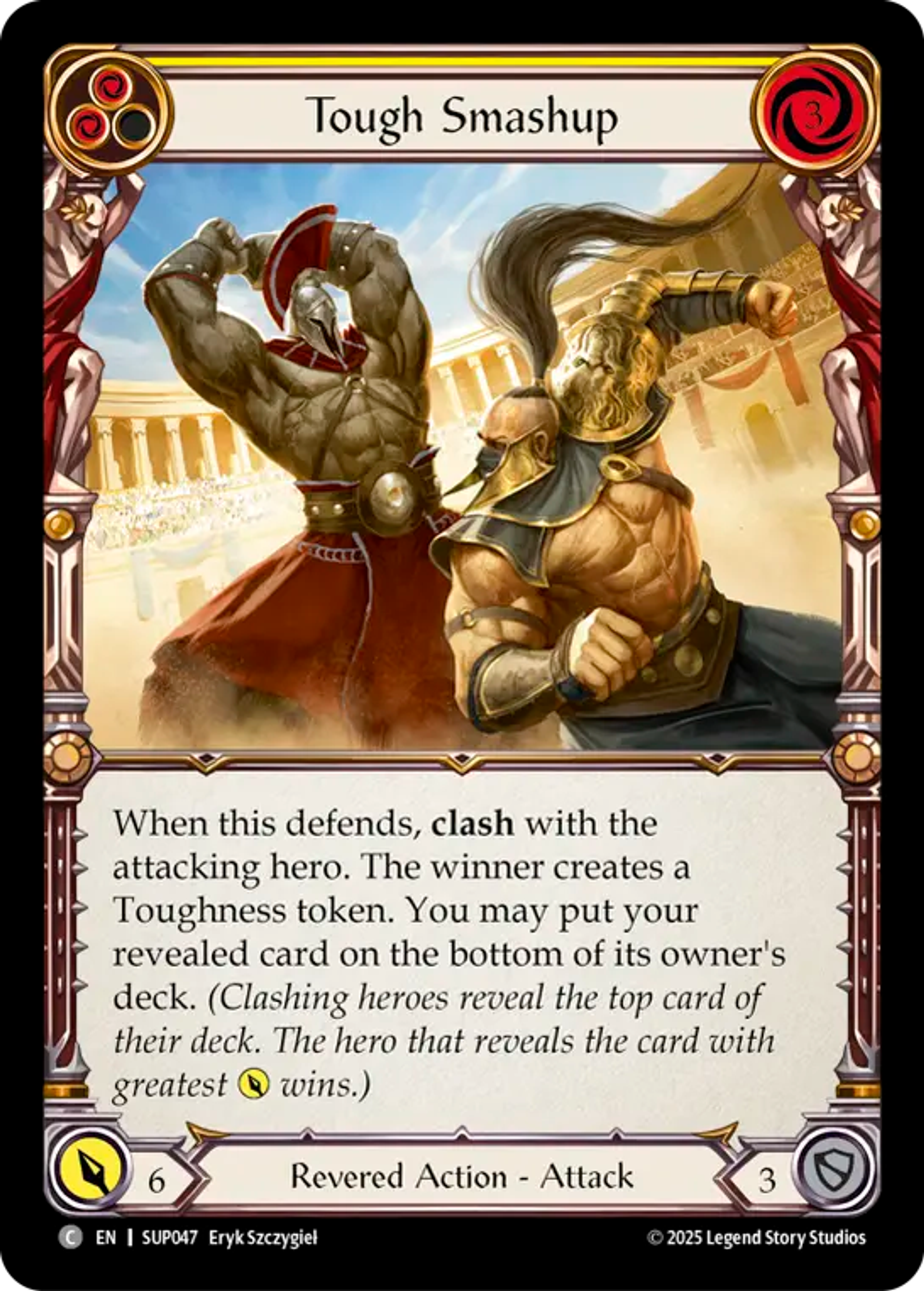 Tough Smashup (Yellow) — Super Slam — Flesh and Blood