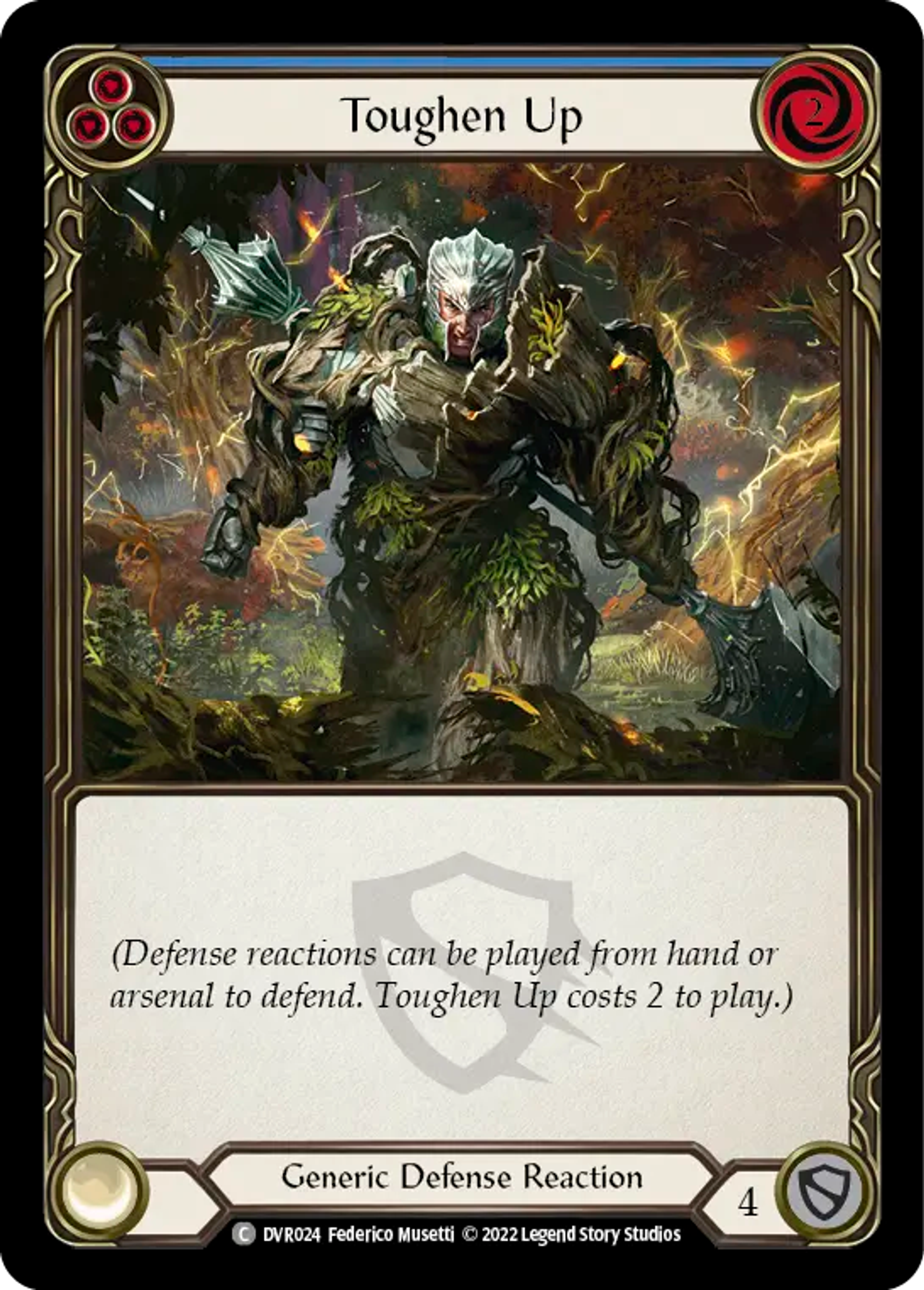 Toughen Up (Blue) — Classic Battles: Rhinar vs Dorinthea — Flesh and Blood