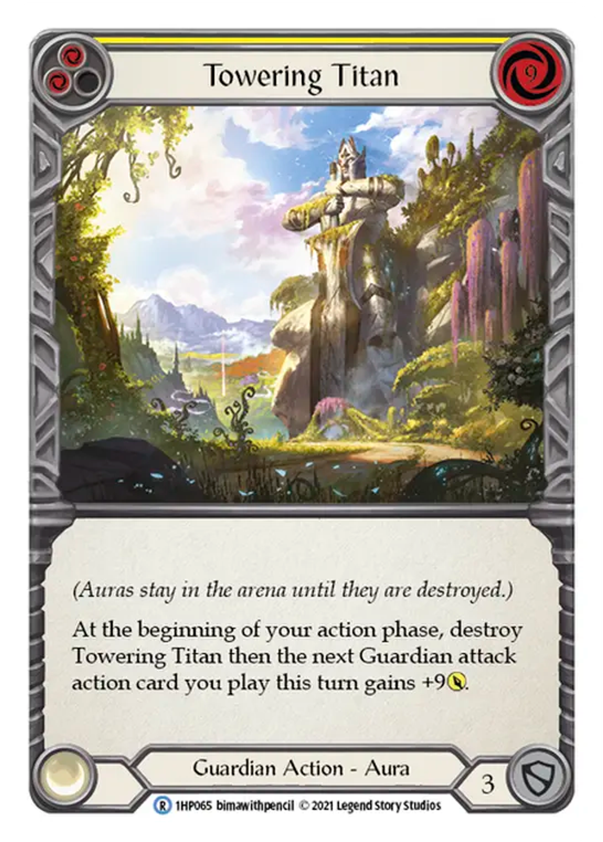 Towering Titan (Yellow) — History Pack 1 — Flesh and Blood