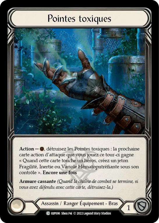 Pointes toxiques — Riptide - Blitz Deck — Flesh and Blood