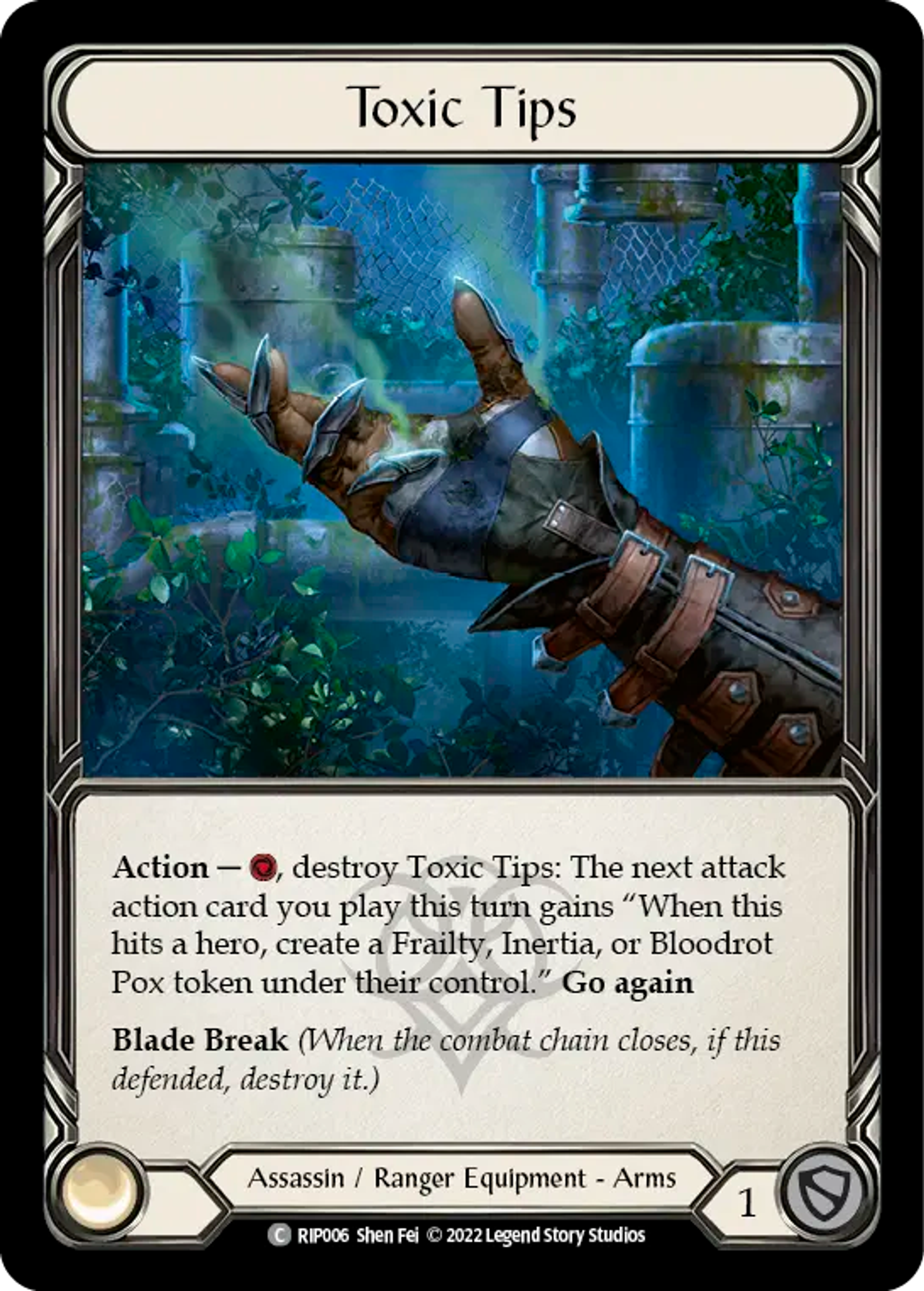Toxic Tips — Riptide - Blitz Deck — Flesh and Blood