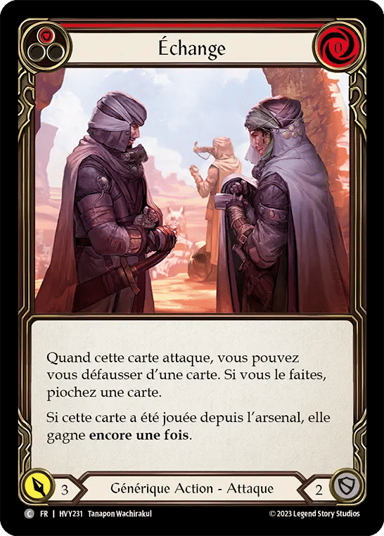 Échange — Heavy Hitters — Flesh and Blood