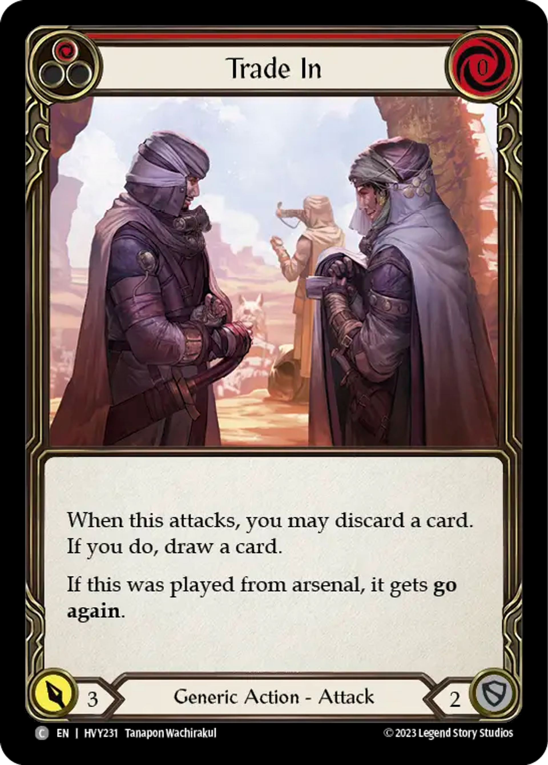 Trade In (Red) — Heavy Hitters — Flesh and Blood