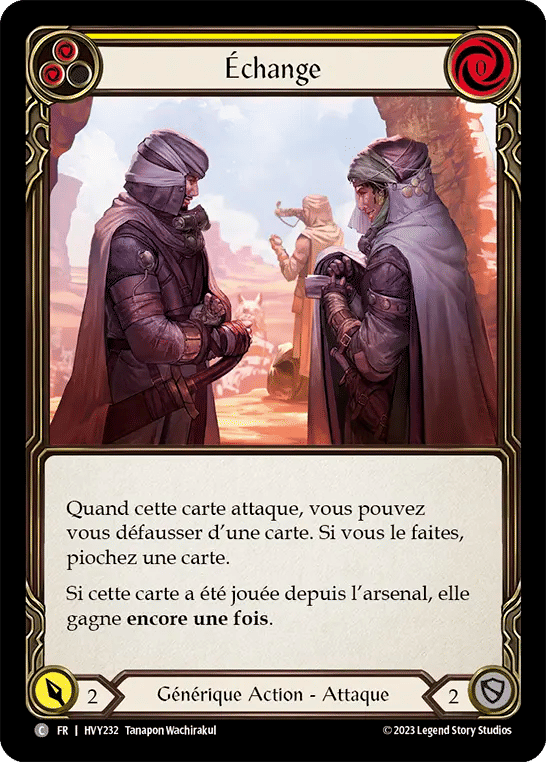 Échange — Heavy Hitters — Flesh and Blood