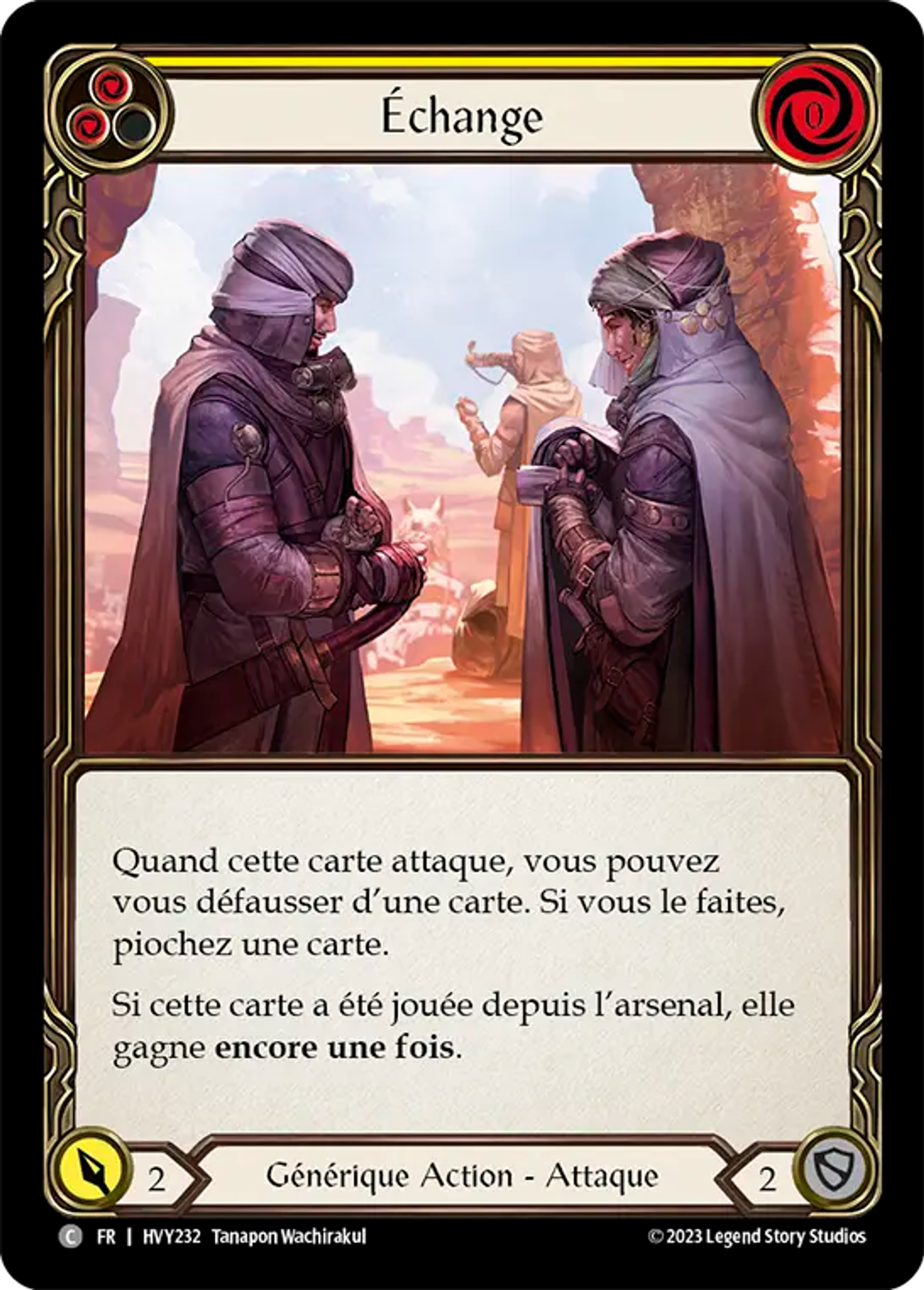 Échange — Heavy Hitters — Flesh and Blood
