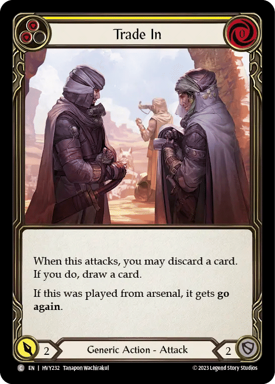 Trade In (Yellow) — Heavy Hitters — Flesh and Blood