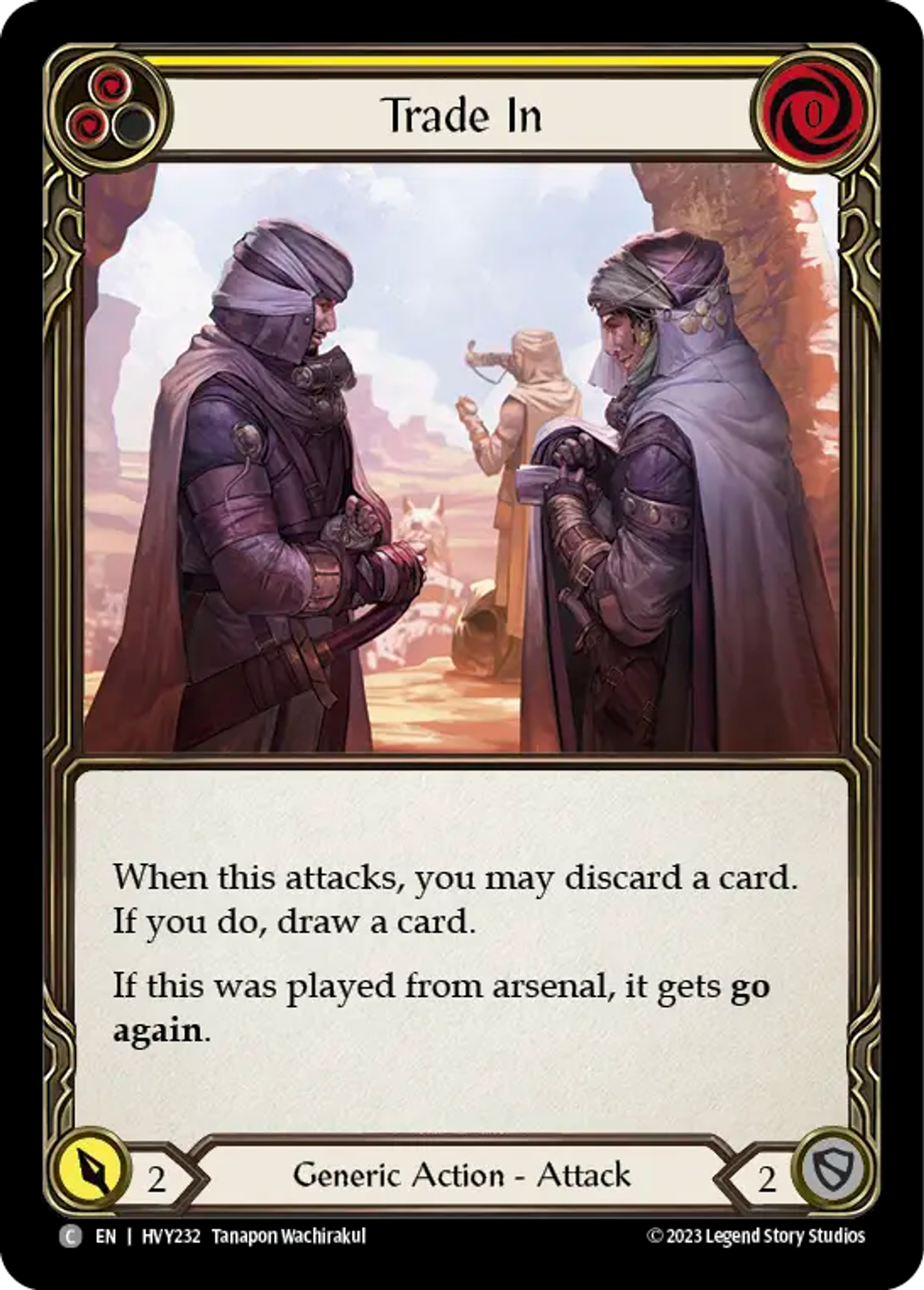 Trade In (Yellow) — Heavy Hitters — Flesh and Blood