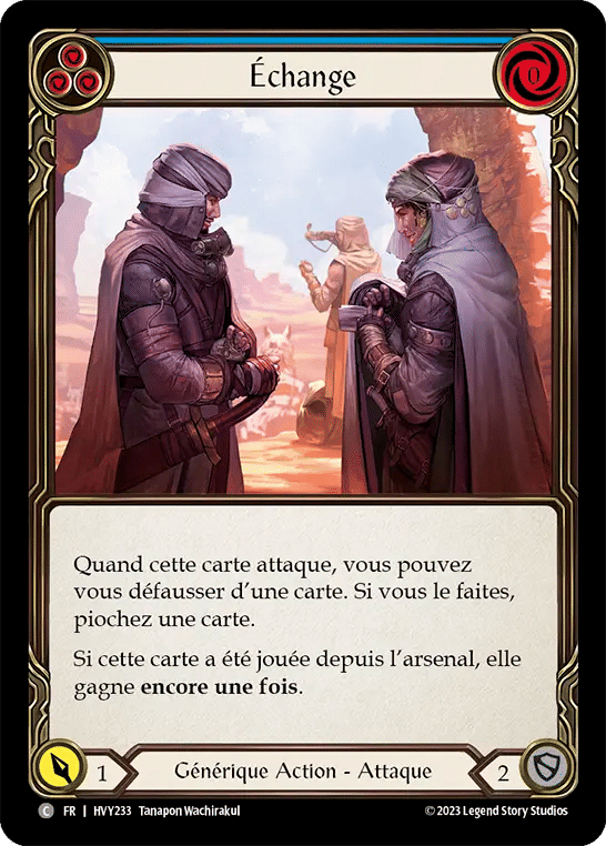 Échange — Heavy Hitters — Flesh and Blood