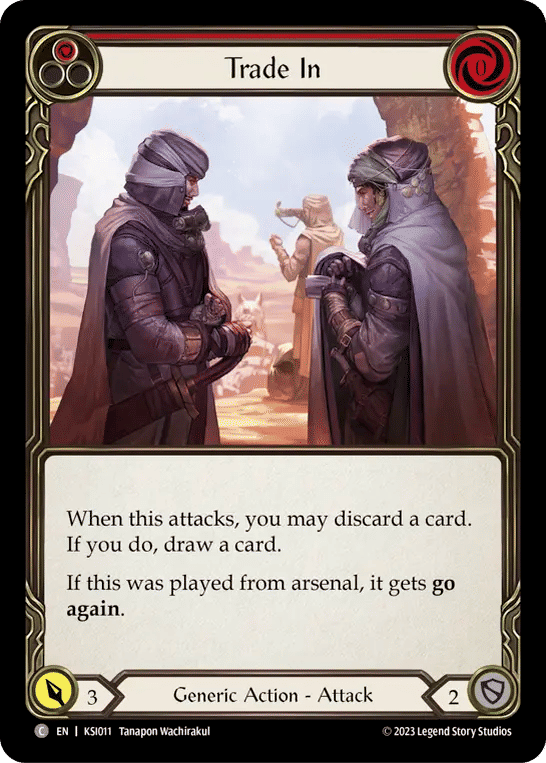 Trade In (Red) — Kassai - Heavy Hitters Blitz Deck — Flesh and Blood