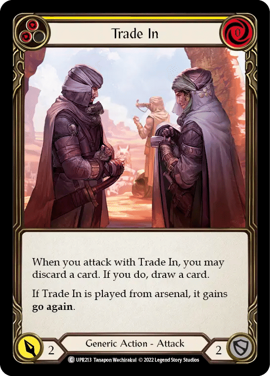 Trade In (Yellow) — Uprising — Flesh and Blood