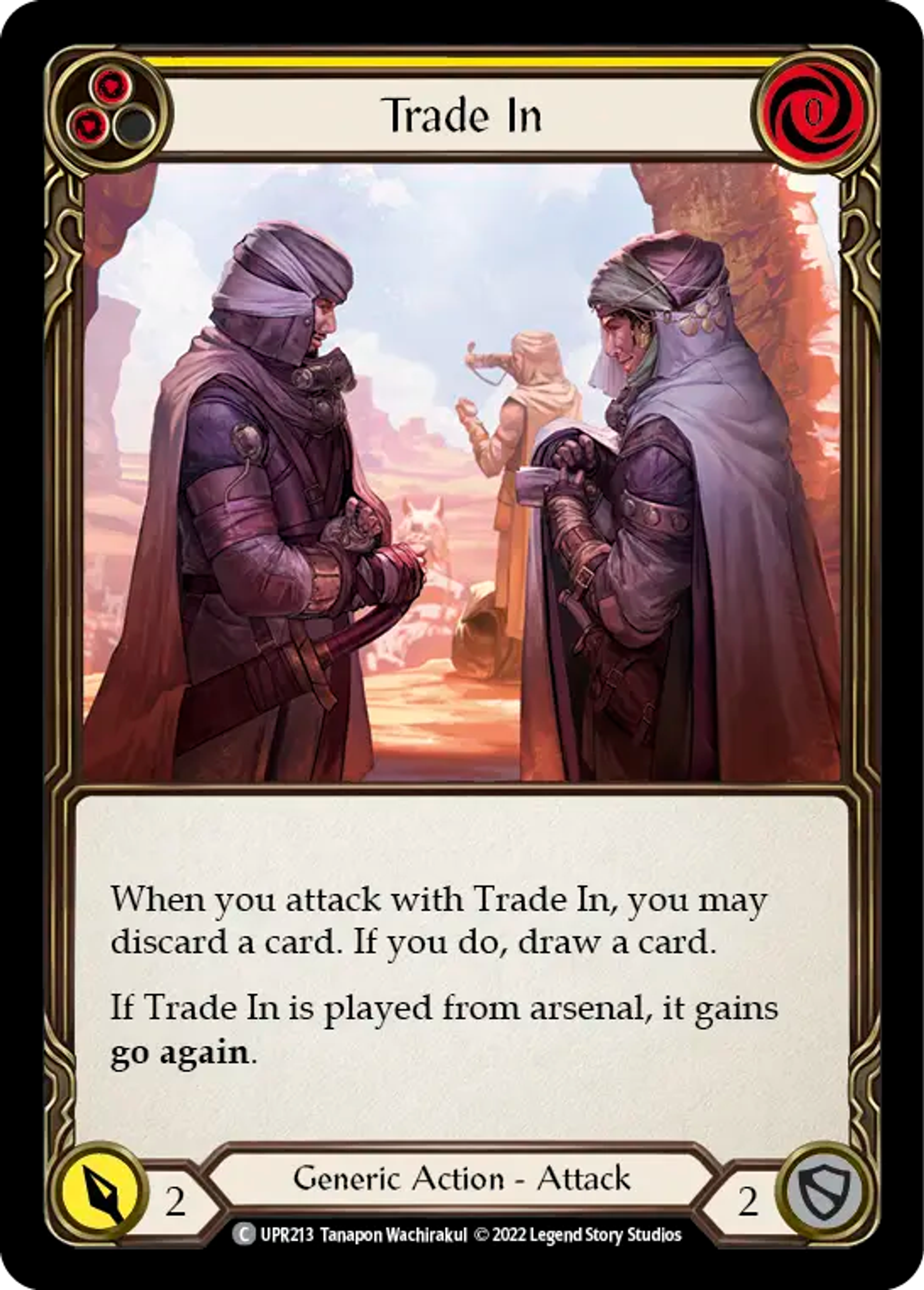 Trade In (Yellow) — Uprising — Flesh and Blood