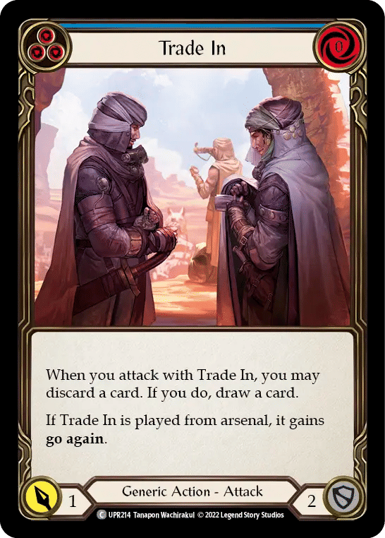Trade In (Blue) — Uprising — Flesh and Blood