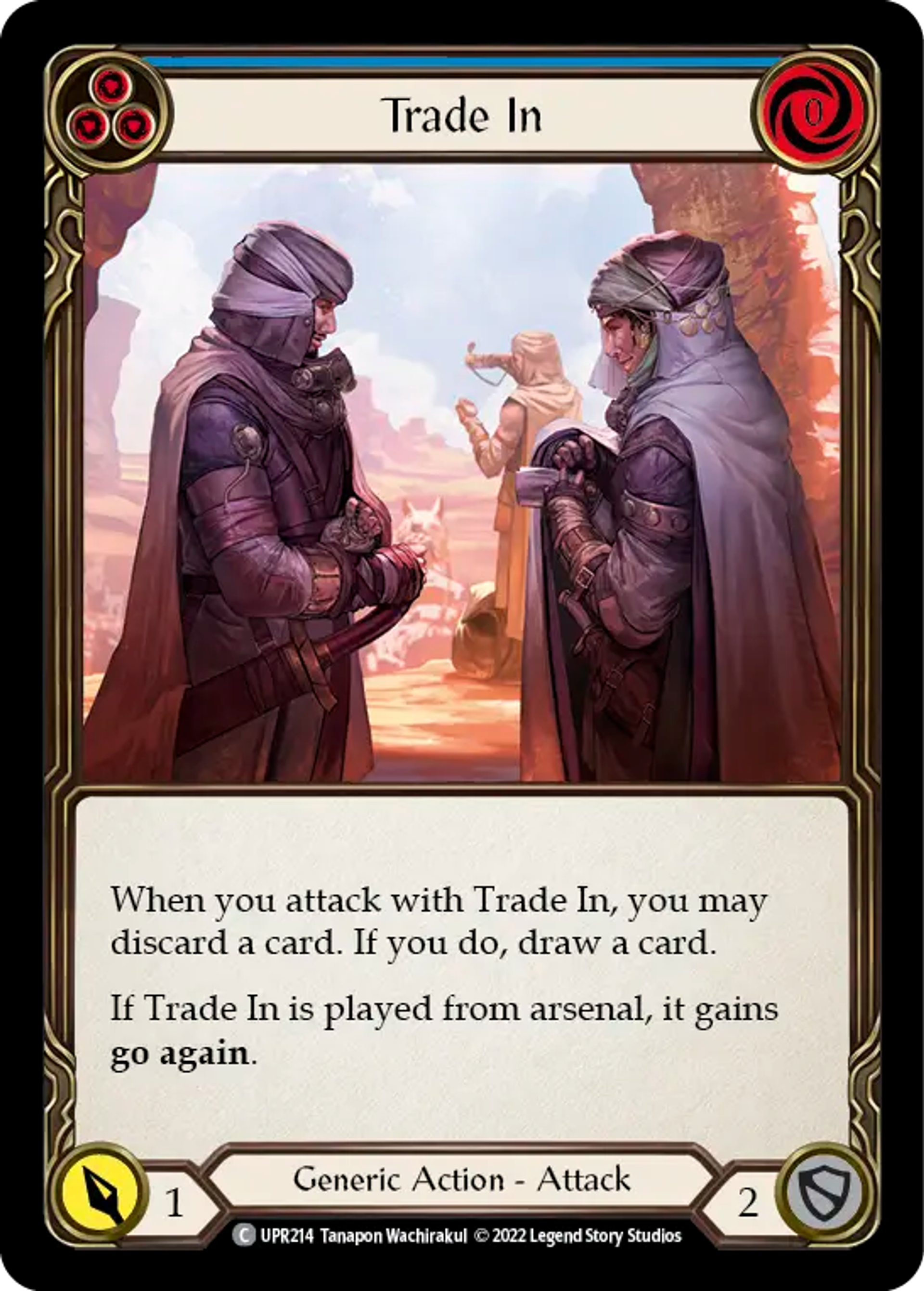 Trade In (Blue) — Uprising — Flesh and Blood