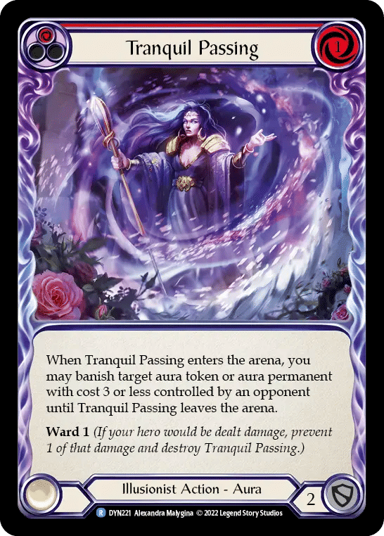 Tranquil Passing (Red) — Dynasty — Flesh and Blood