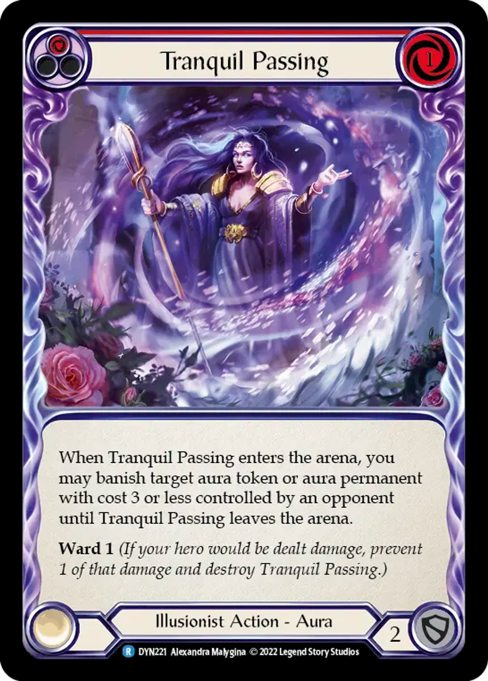 Tranquil Passing (Red) — Dynasty — Flesh and Blood