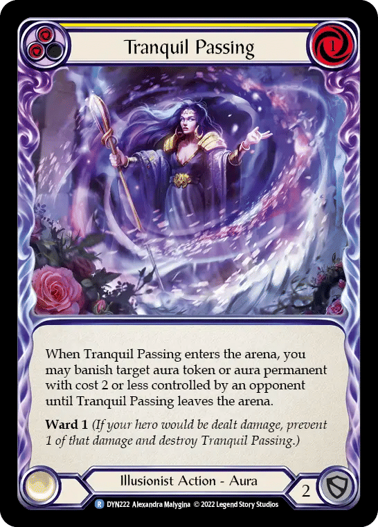 Tranquil Passing (Yellow) — Dynasty — Flesh and Blood