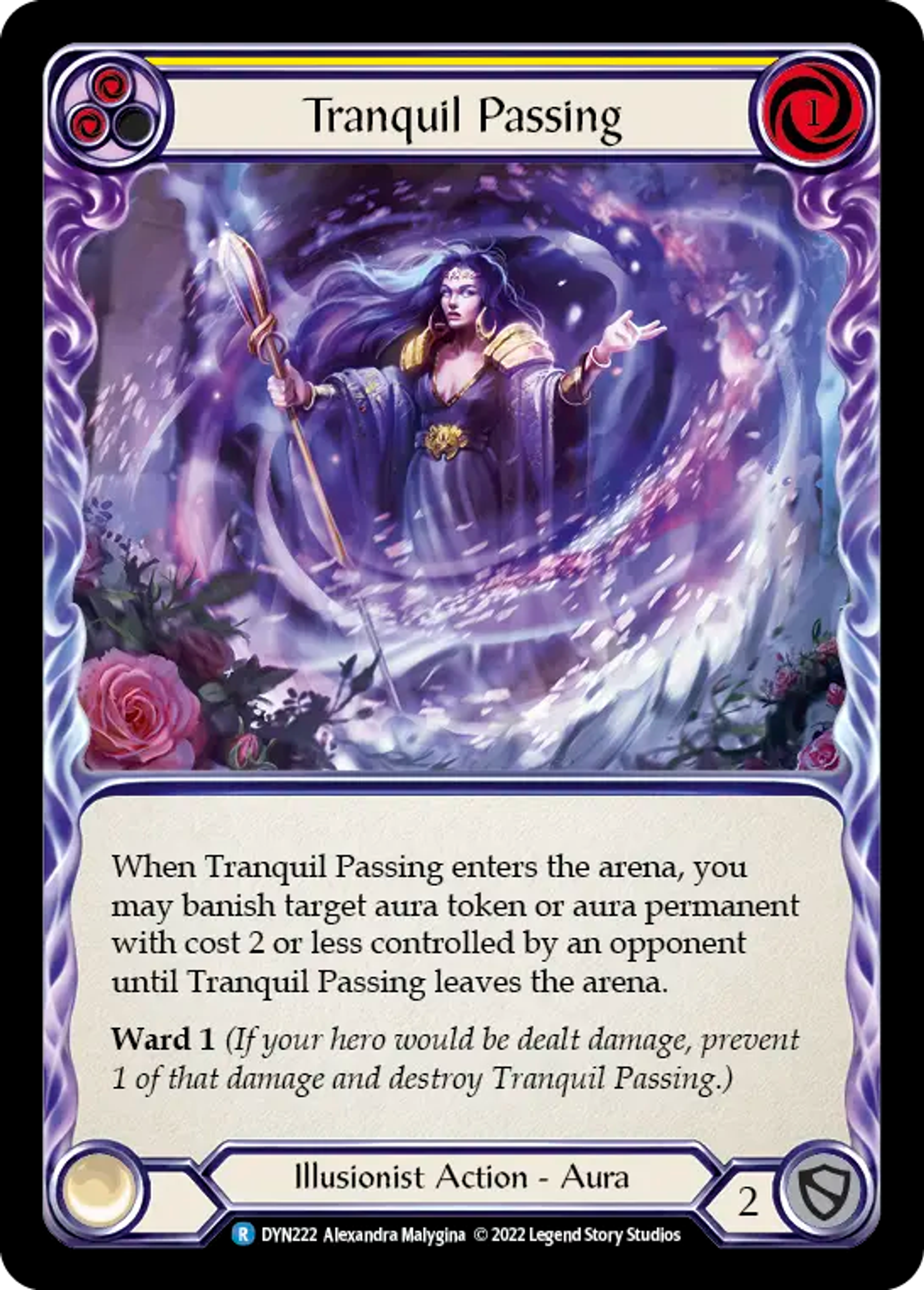 Tranquil Passing (Yellow) — Dynasty — Flesh and Blood