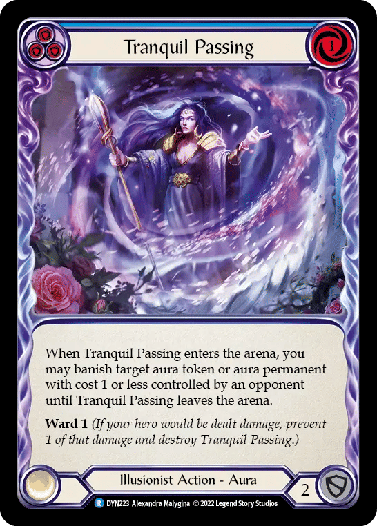 Tranquil Passing (Blue) — Dynasty — Flesh and Blood