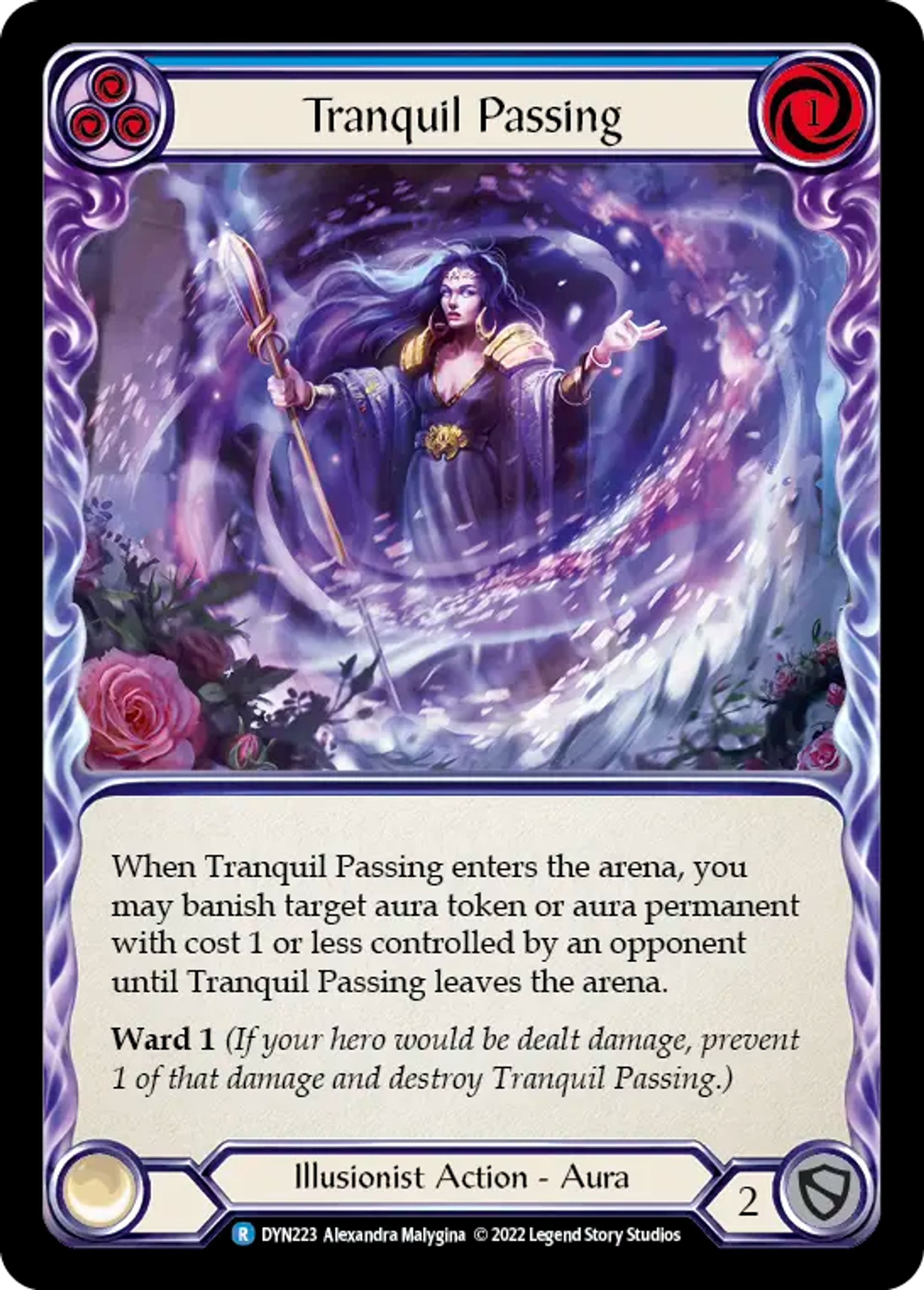 Tranquil Passing (Blue) — Dynasty — Flesh and Blood
