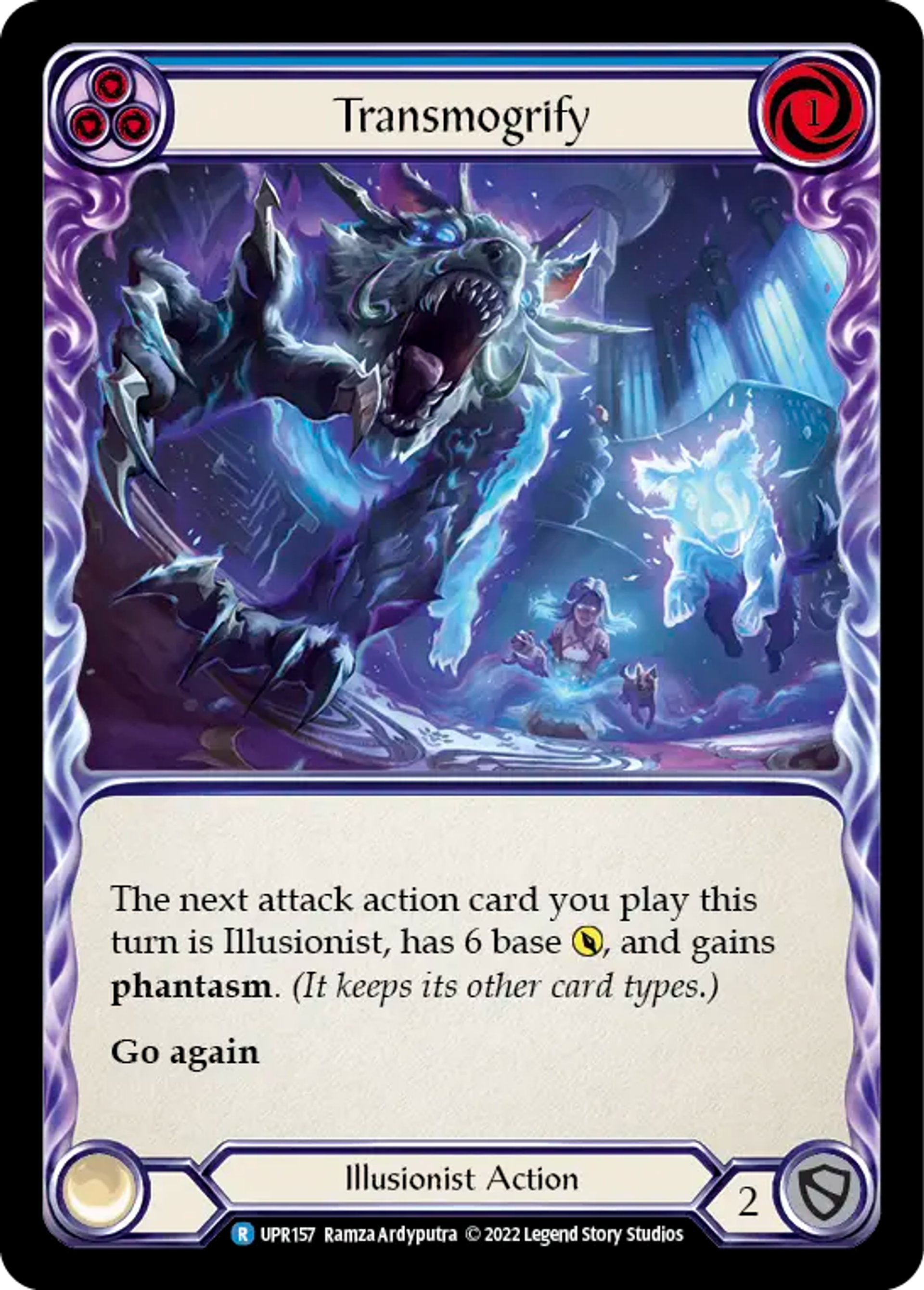 Transmogrify (Blue) — Uprising — Flesh and Blood