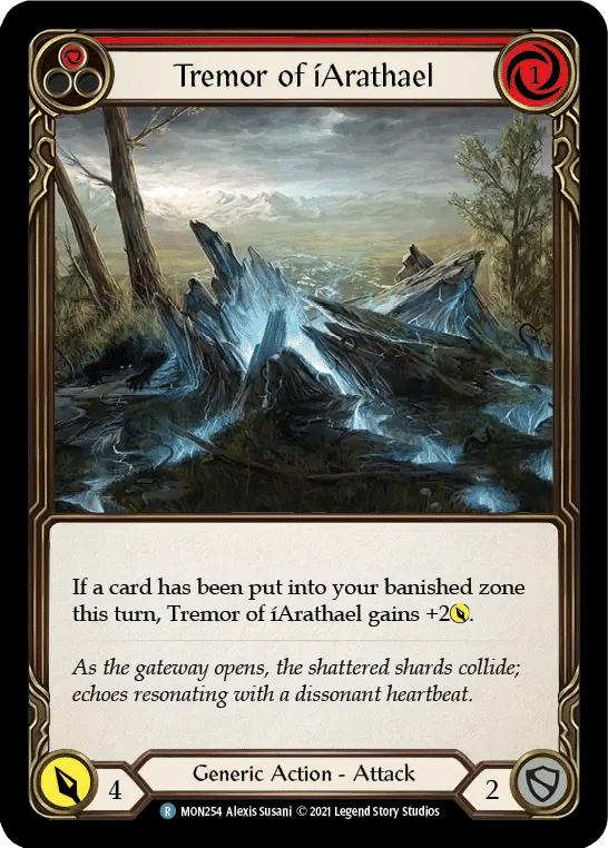Tremor of íArathael (Red) — Monarch — Flesh and Blood
