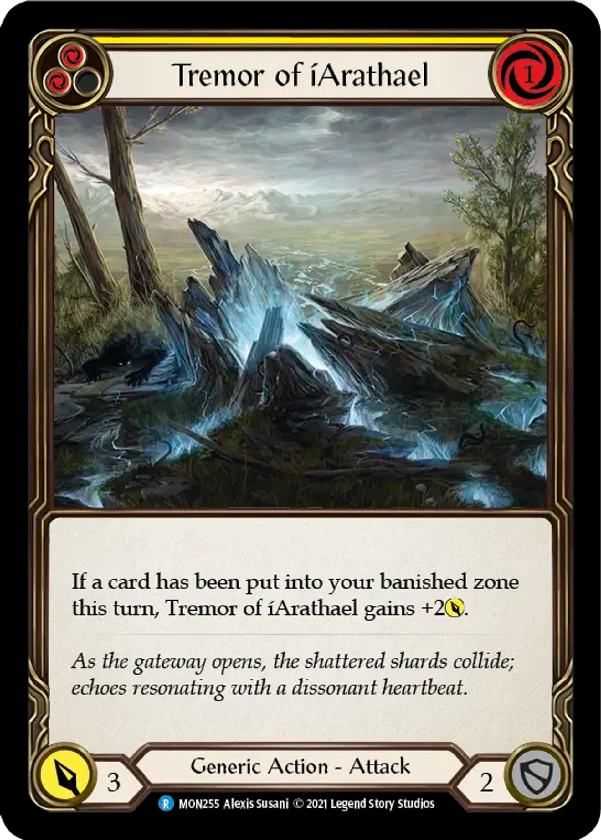 Tremor of íArathael (Yellow) — Monarch — Flesh and Blood