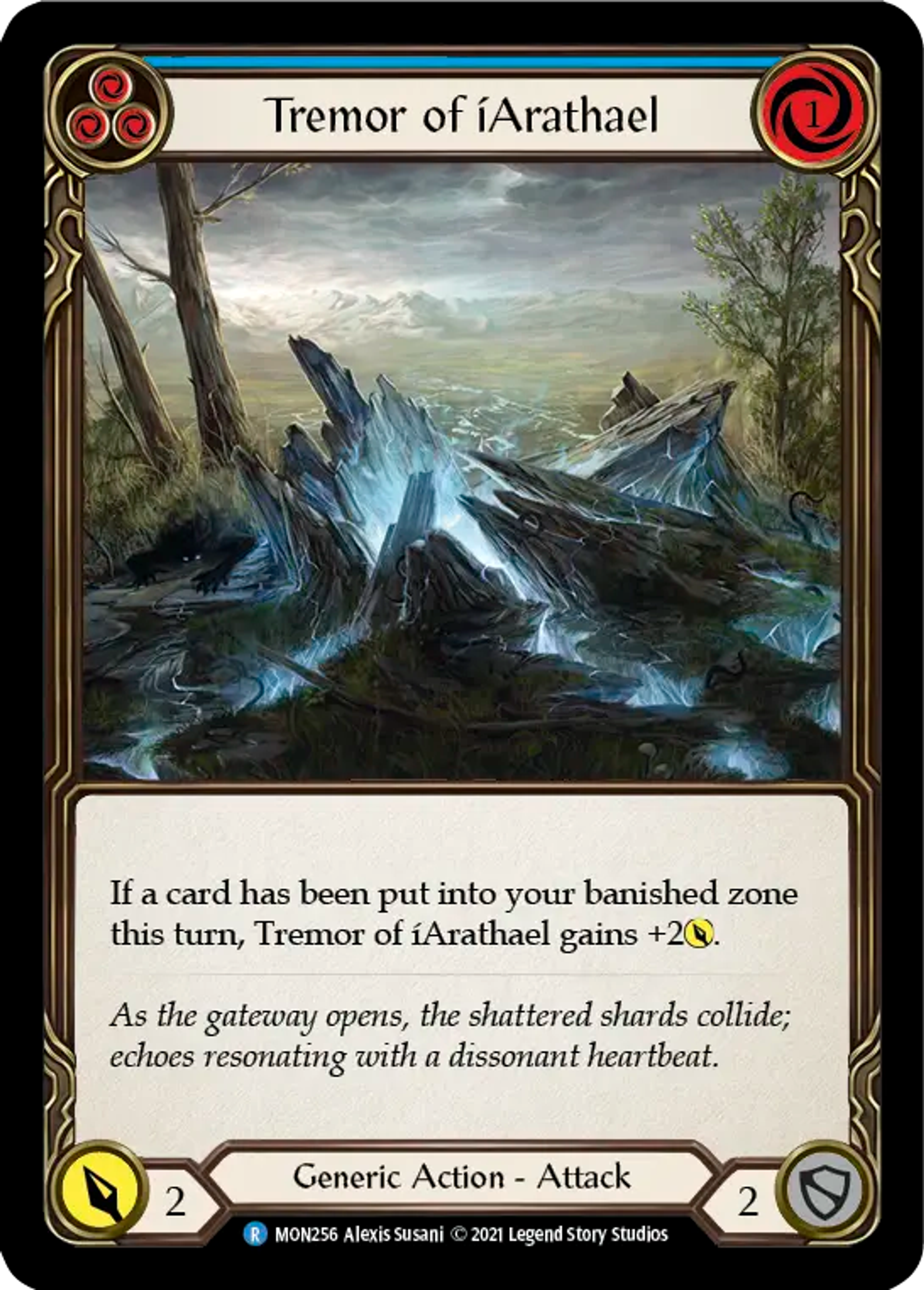 Tremor of íArathael (Blue) — Monarch — Flesh and Blood