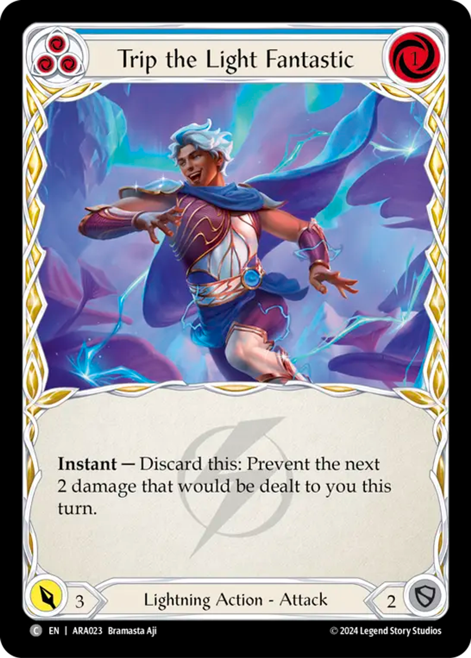 Trip the Light Fantastic (Blue) — Rosetta Blitz Deck - Aurora — Flesh and Blood