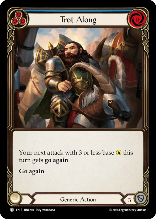 Trot Along (Blue) — The Hunted — Flesh and Blood