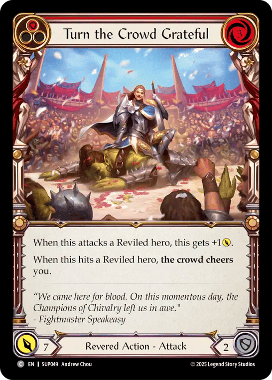 Turn the Crowd Grateful (Red) — Super Slam — Flesh and Blood