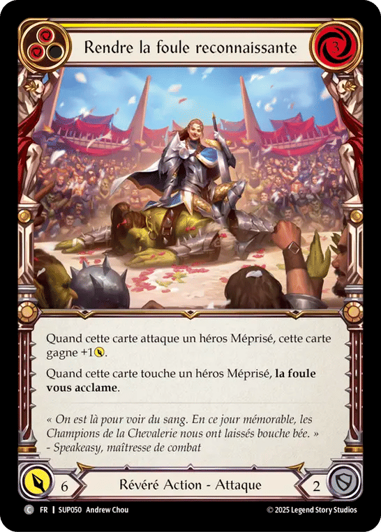Rendre la foule reconnaissante — Super Slam — Flesh and Blood