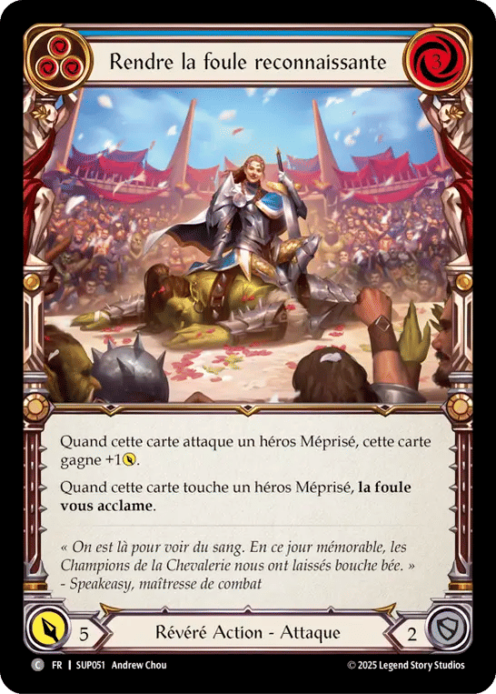 Rendre la foule reconnaissante — Super Slam — Flesh and Blood