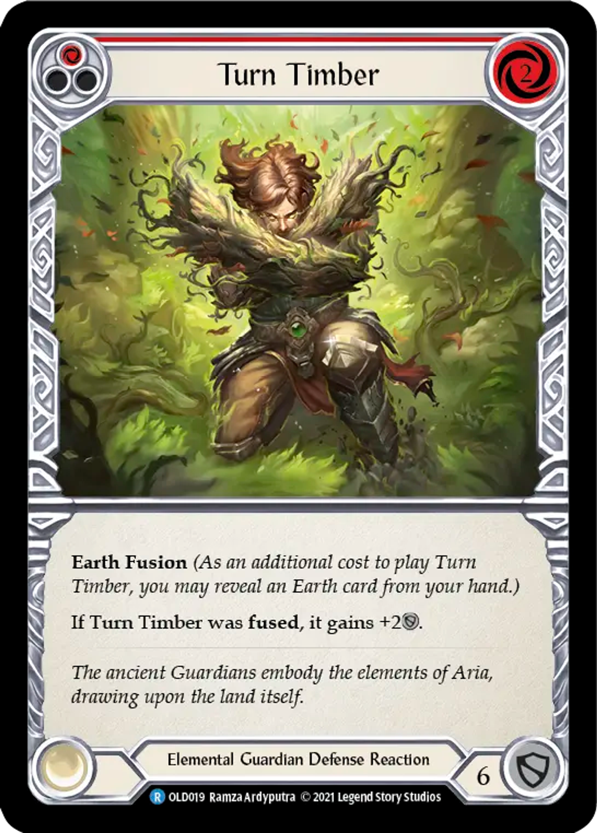 Turn Timber (Red) — Oldhim - Blitz Deck — Flesh and Blood