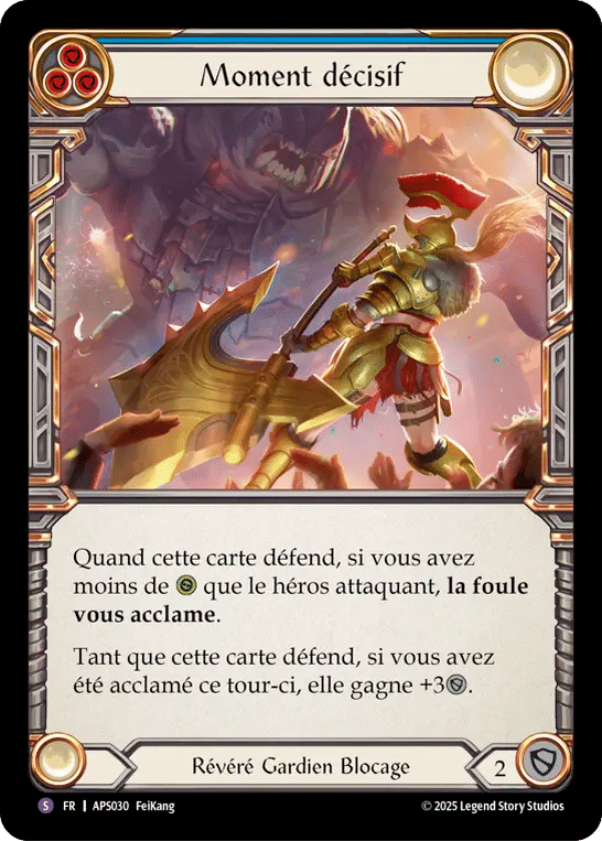 Moment décisif — Armory Deck - Pleiades, Superstar — Flesh and Blood