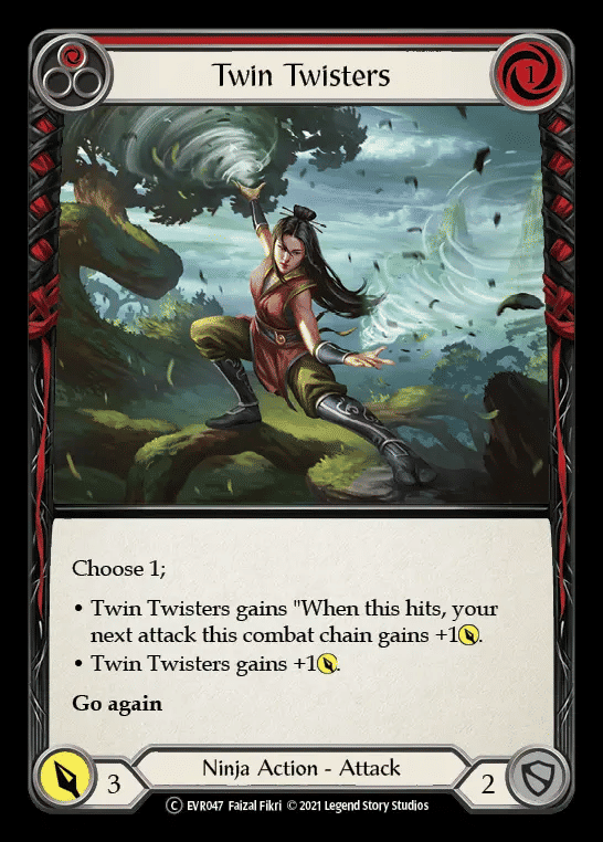 Twin Twisters (Red) — Everfest — Flesh and Blood