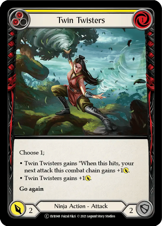 Twin Twisters (Yellow) — Everfest — Flesh and Blood