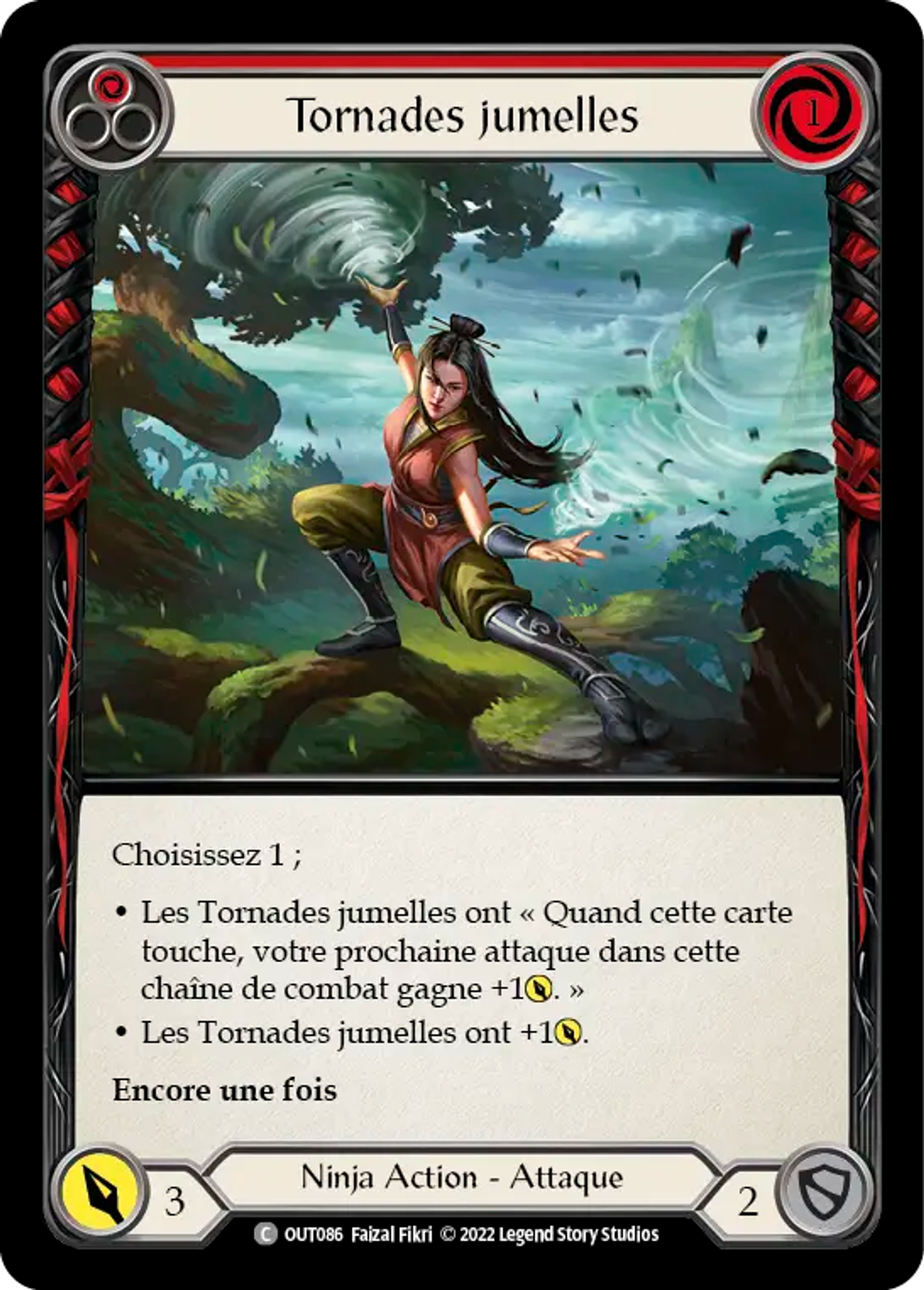 Tornades jumelles — Outsiders — Flesh and Blood